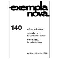 Schnittke, A.: Violinsonate Nr. 1 