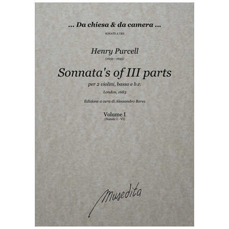 Purcell, H.: Sonnata’s of III parts 