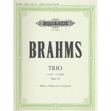 Brahms, J.: Klaviertrio Nr. 4 Op. 101 c-Moll 