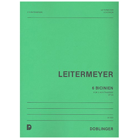 Leitermeyer, F.: 6 Bicinien Op. 43 
