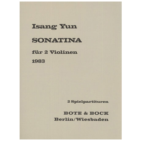 Yun, I.: Sonatina 