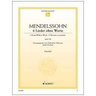 Mendelssohn Bartholdy, F.: Lieder ohne Worte Op. 102 