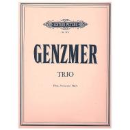 Genzmer, H.: Trio für Flöte, Viola und Harfe 
