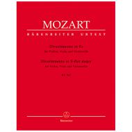 Mozart, W. A.: Divertimento KV 563 Es-Dur 
