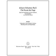 Bach, J. S.: Die Kunst der Fuge BWV 1080 – Violoncello, Viola da Gamba oder Kontrabass 