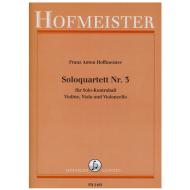 Hoffmeister, F. A.: Solo-Quartette Nr. 3 