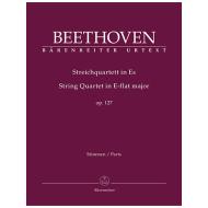 Beethoven, L. v.: String Quartet Op. 127 E-flat major – Parts 