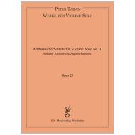 Taban, P.: Armenische Sonate Nr. 1 Op. 23 