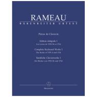 Rameau, J.: Sämtliche Clavierwerke Band I 
