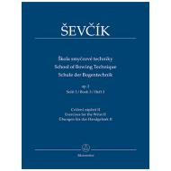 Sevcik, O.: Schule der Bogentechnik Op. 2 Heft 3 