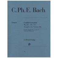 Bach, C. Ph. E.: Gambensonaten Wq 88, 136, 137 