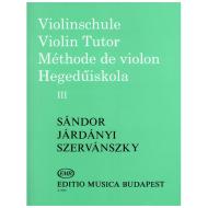 Sandor, F.: Violinschule Band 3 