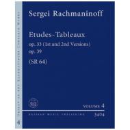 Rachmaninow, S.: Études – Tableaux Op. 33, Op. 39 SR 64 