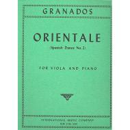 Granados, E.: Orientale. Spanischer Tanz Nr. 2 
