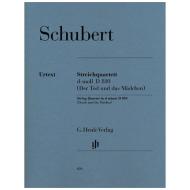 Schubert, F.: Streichquartett d-Moll D810 (Der Tod und das Mädchen) Urtext 