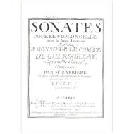 Barriere, J.-B.: Violoncellosonaten Band 1 