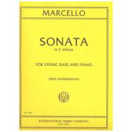 Marcello, B.: Kontrabasssonate e-Moll 