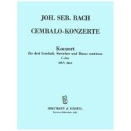 Bach, J. S.: Cembalokonzert C-Dur BWV 1064 