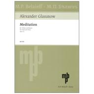 Glasunow, A.: Meditation Op.32 