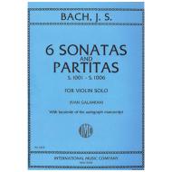Bach, J. S.: 3 Sonaten und 3 Partiten BWV 1001-1006 (Galamian) 