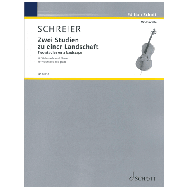 Schreier, A.: Zwei Studien zu einer Landschaft (2019) 