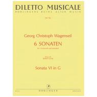 Wagenseil, G. C.: 6 Sonaten Band 6 Nr. 6 G-Dur 