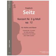 Seitz, Fr.: Konzert g-Moll Nr.3 op.12 