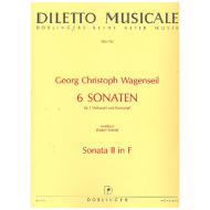Wagenseil, G. C.: 6 Sonaten Band 2 Nr. 2 F-Dur 