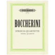 Boccherini, L.: 9 Streichquartette op. 6/6, 8/5, 10/2, 10/6, 27/2, 32/2, 33/5, 33/6, 39/1 