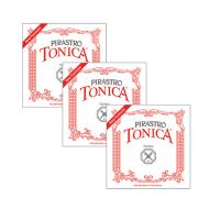 TONICA »NEW FORMULA« corde per violino La-Re-Sol di Pirastro 