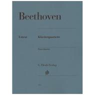 Beethoven, L.v.: Klavierquartette Es-Dur Op. 16, Es-, D-, C-Dur WoO 36/1-3 Urtext 