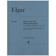 Elgar, E.: Chanson de nuit, Chanson de matin op. 15 