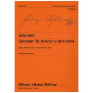 Schubert, F.: 3 Violinsonaten (Sonatinen) Op. 137/1-3 und Op. post. 162 