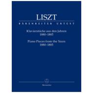 Liszt, F.: Klavierstücke aus den Jahren 1880-1885 