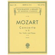 Mozart, W. A.: Violinkonzert Nr. 3 KV 216 G-Dur 