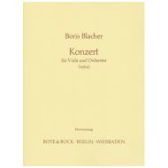 Blacher, B.: Violakonzert 