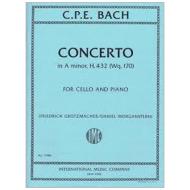 Bach, C. Ph. E.: Violoncellokonzert Wq. 170 a-Moll 