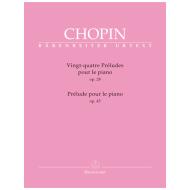 Chopin, F.: Vingt-quatre Préludes op. 28 / Prélude op. 45 