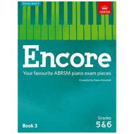 ABRSM: Encore – Your favourite ABRSM violin exam pieces Book 3 Grade 5 & 6 