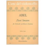Abel, K. F.: 2 Violoncellosonaten WKO 147 und 148 