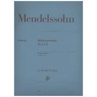Mendelssohn Bartholdy, F.: Klavierwerke Band 2 