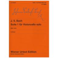Bach, J. S.: Cello-Suite Nr. 1 BWV 1007 G-Dur 