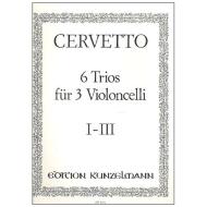 Cervetto, G.: 6 Trios Band 1 (Nr.1-3) 