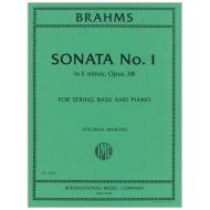 Brahms, J.: Kontrabasssonate Op. 38 e-Moll 