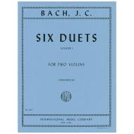 Bach, J. Chr.: Sechs Duette Band 1 