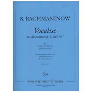 Rachmaninow, S.: Vocalise Op. 34 Nr. 14 
