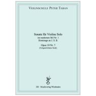 Taban, P.: Solosonate im modernen Stil Nr. 1 Op. 10/7 »Hommage à J. S. B.« 
