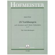 Dont, J.: 24 Vorübungen zu Kreutzers und Rodes Violinetüden Op.37 