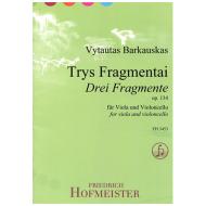 Barkauskas, V.: Drei Fragmente, Op. 134 (Trys Fragmentai) 