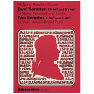 Mozart, W. A.: Zwei Sonaten KV 46d,e 
